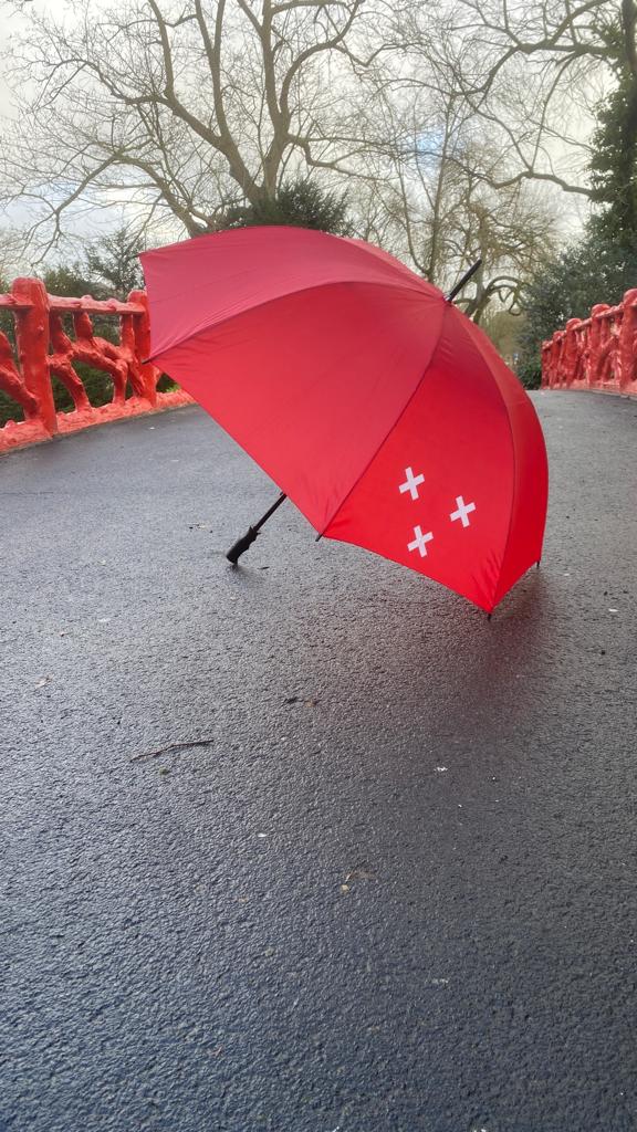 Rood-witte Breda paraplu
